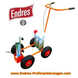 Endres Profi-4Rad Athleticspraymarkierwagen  (eigene Herstellung) Art-Nr.5085. Lieferung ohne Dosen. Auf Lager