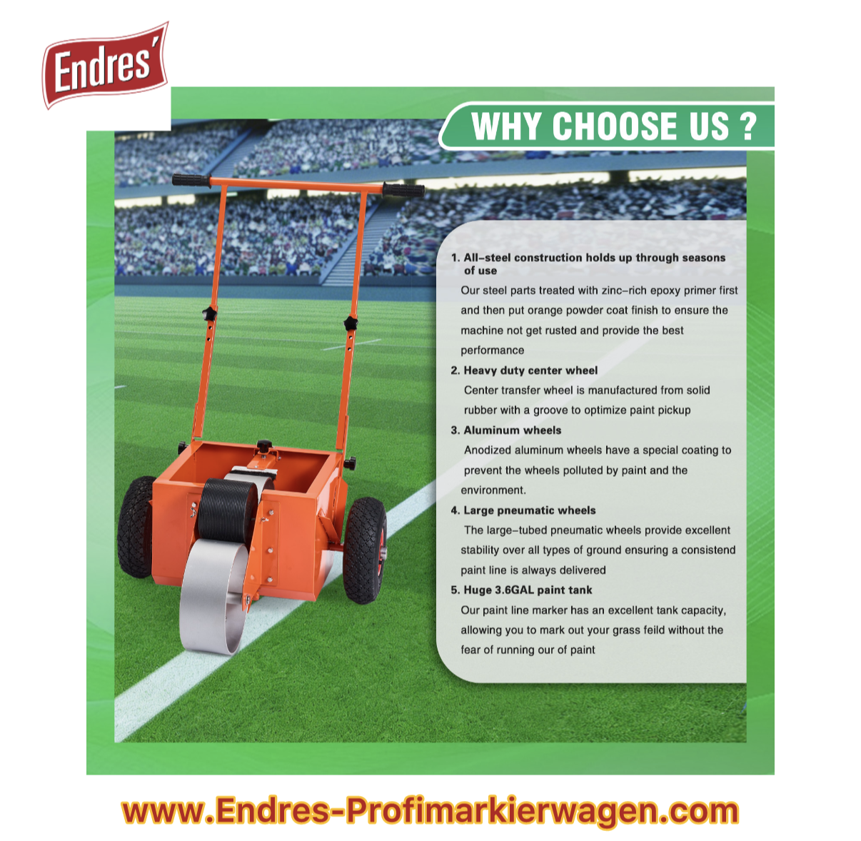 5092 Endres-Naßmarkierwagen 3.0 pro